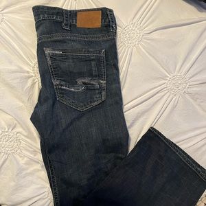 Men’s silver jeans